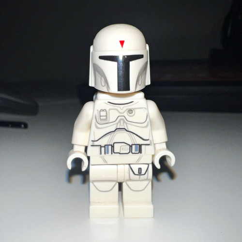 Lego white boba fett - white,